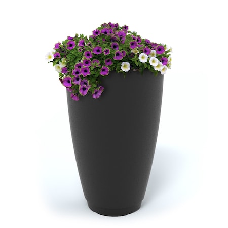 Mayne Caprio 26in Tall Planter - Black 5906-B